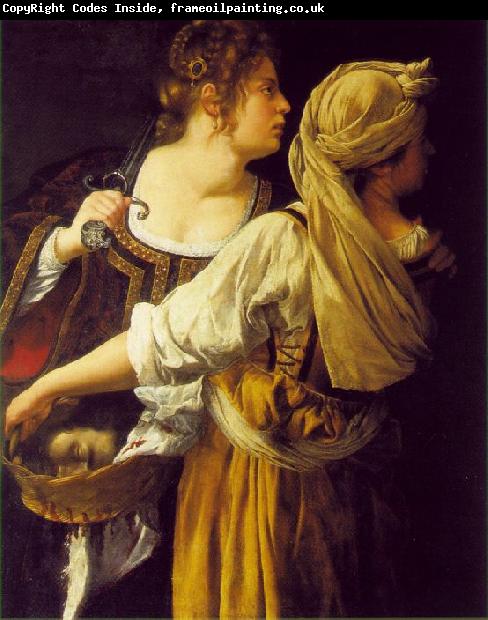 GENTILESCHI, Artemisia Judith and her Maidservant  sdg